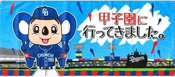 Amazon.co.jp: 甲子園行ってきましたフェイスタオル 中日